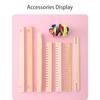 Children Wooden Diy Weave Loom Toys Set Pretend Play Hand Knitting Toys for Girls Household Knitting Machine Fine Motor Training