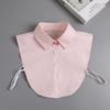Fashion White Fake Collar Women Detachable Collars Black Woman False Collar Lace Removable Half Shirts Tie Top Collars Decor