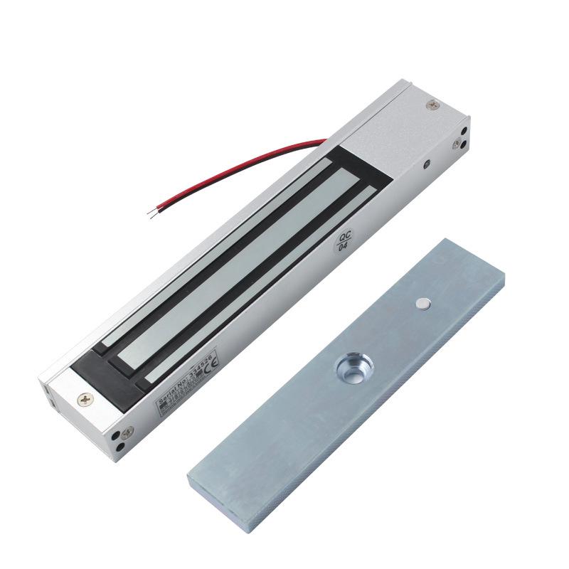 280KG Electromagnetic Lock for Single or Double Doors, Suitable for Outdoor Iron Gates and Indoor Glass Doors