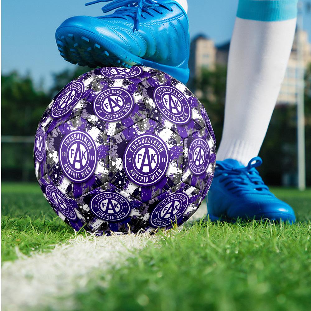 Austria Wien FC Size 5 Standard Football Durable Training Match Soccer Ball for Adult Outdoor Sports