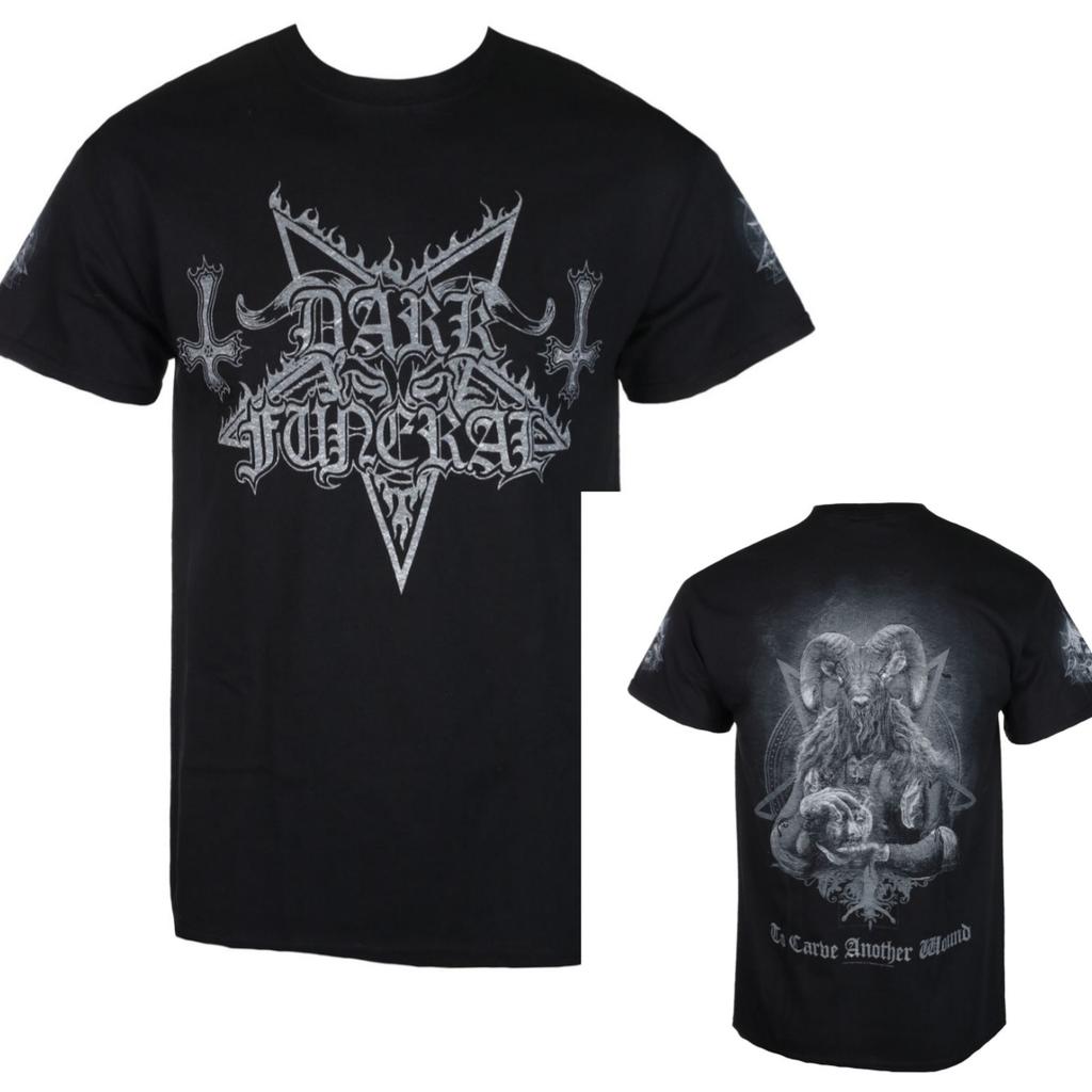 Dark Funeral Graphic Cotton Tshirt Unisex Summer Short Sleeve Fashion Brand Tee Luxury Casual Vintage Tees