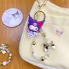 Sanrio Hello Kitty Kawaii Little Angel Collection Line Cinnamoroll Animation Design Animation Merchandise Figure Key Ring Pendant Bagpack Decoration