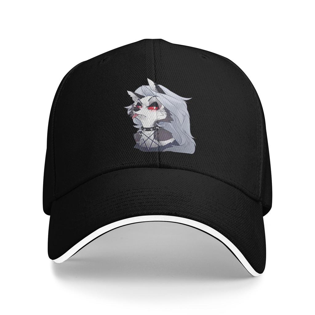 Helluva Boss Logo Baseball Caps Hip Hop Sandwich Hat Unisex Women Adjustable Dad Hat Outdoor