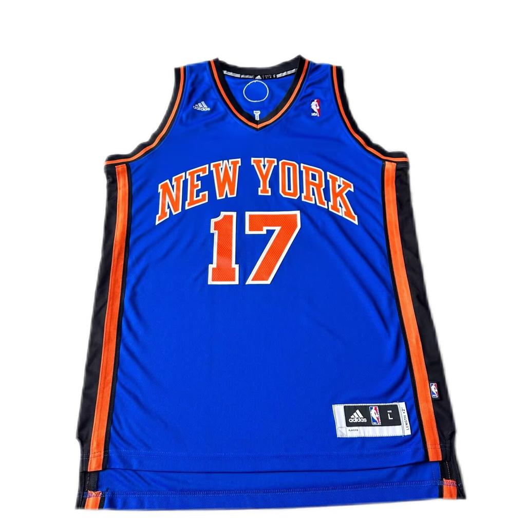 Adidas NBA Jeremy Lin Knicks 17 V-Neck Sleeveless Basketball Jersey Unisex jersey 7912A-318-K91581