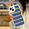 Cute N-Nyan Cat For IPhone 16 15 14 16E 13 12 11 Pro Max Plus Phone Leather Case