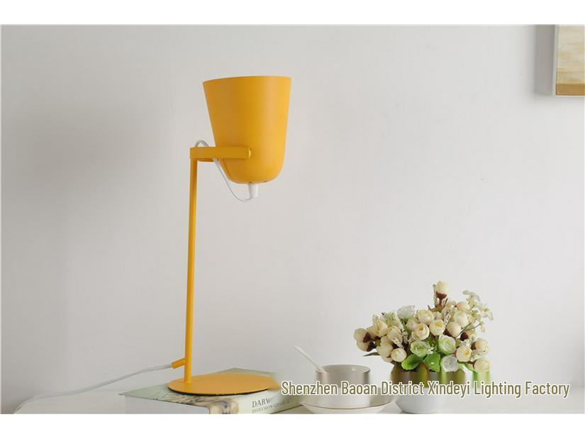 Nordic LED Table Lamp: Eye-Safe, Creative Design for Dorm or Bedside