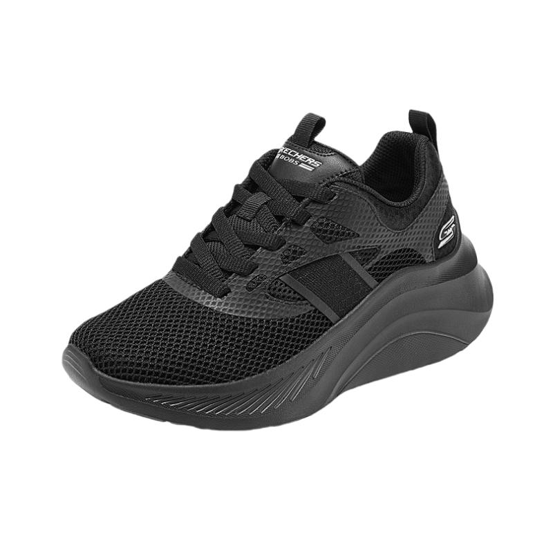 Skechers Bob's SPORT Abrasion Resistant Breathable Abrasion Resistant Breathable Low top Casual Shoes Women's Black 117522-BBK