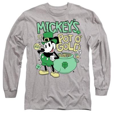 Mickey mouse Unisex Adult Pot O Gold St Patricks Day T-Shirt