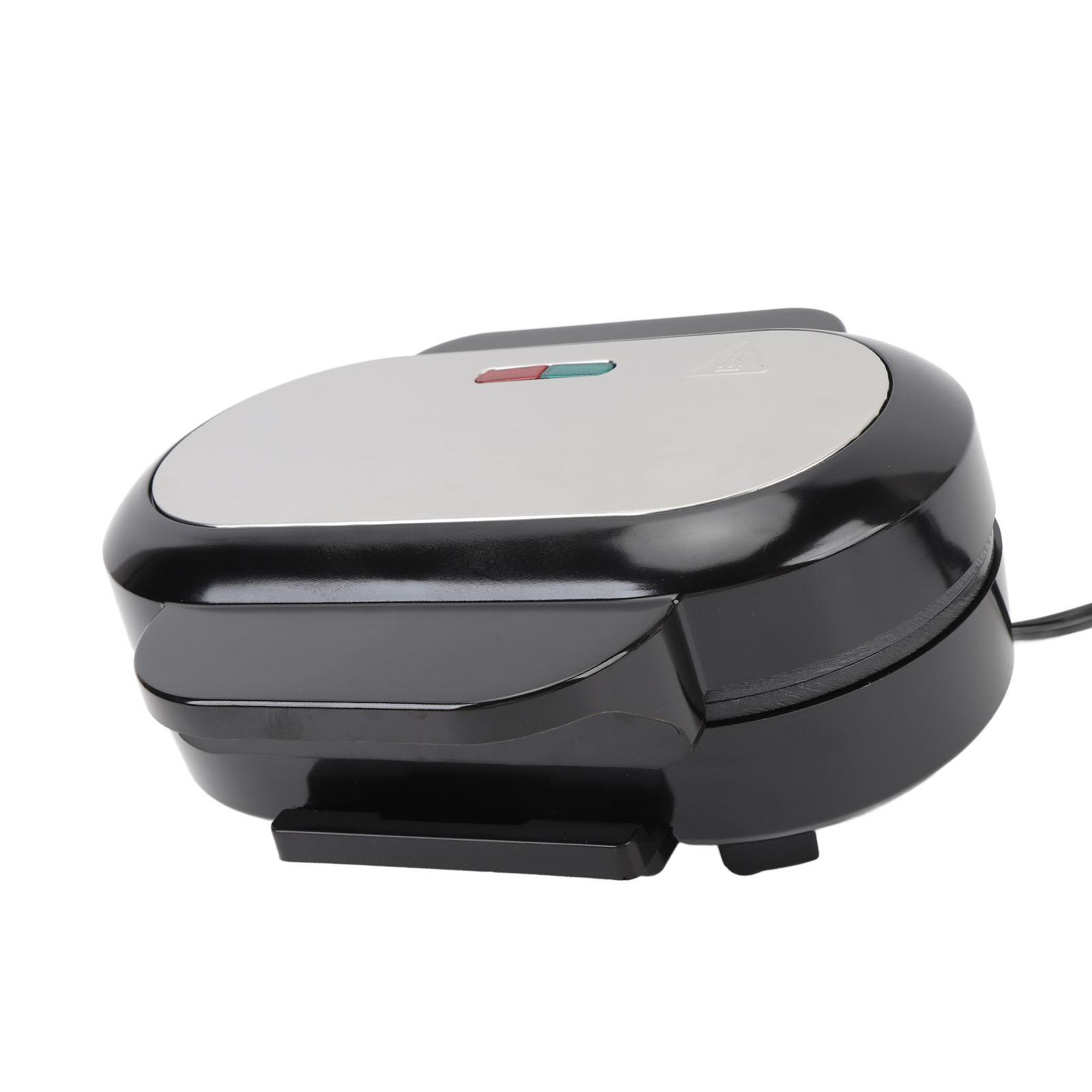 Machine à petit-déjeuner électrique avec poignée Safe Touch, Grill électrique anti-adhésif pour Hamburger, Œuf, Crêpe, Steak