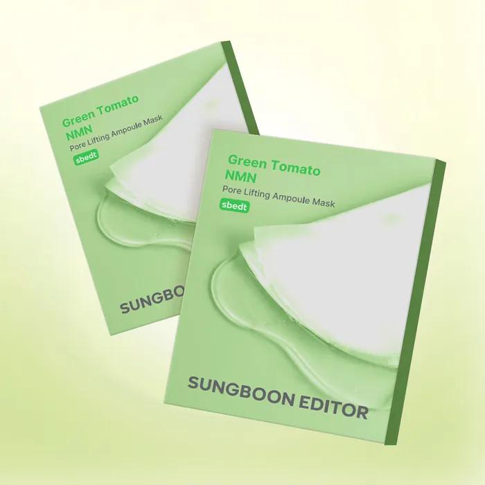 [Triple Pore Care] Green Tomato Pore Lifting Mask (2 Boxes - 20 Sheets)