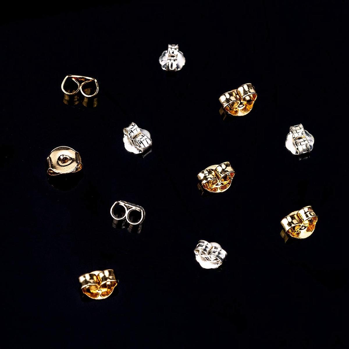 

Безопасная безопасная бабочка из нержавеющей стали, задняя часть серьги, замена ушной гайки, надежная фиксация