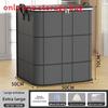 Home Essentials Storage Bag With Large Window Grid For Bedroom Organization