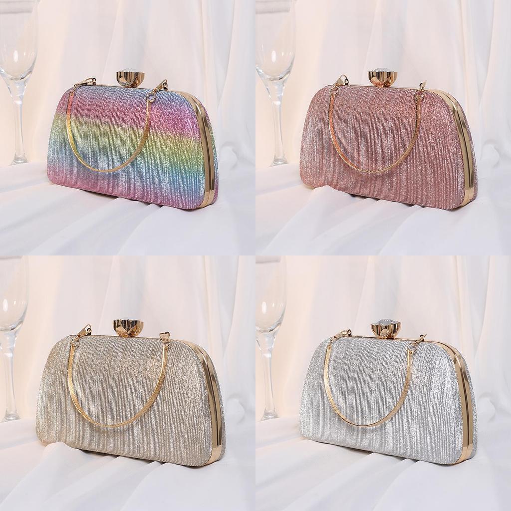 Pochette de soirée mode avec fermeture à fermoir pour femmes
