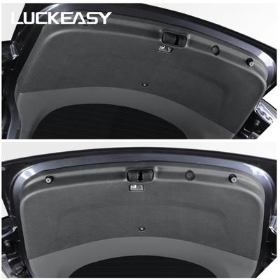LUCKEASY for Tesla Model Y Juniper 2025 2026 (not Fit Berlin) Rear Trunk Door Anti-dirt Mat TPE Trunk Tailgate Protection Pad