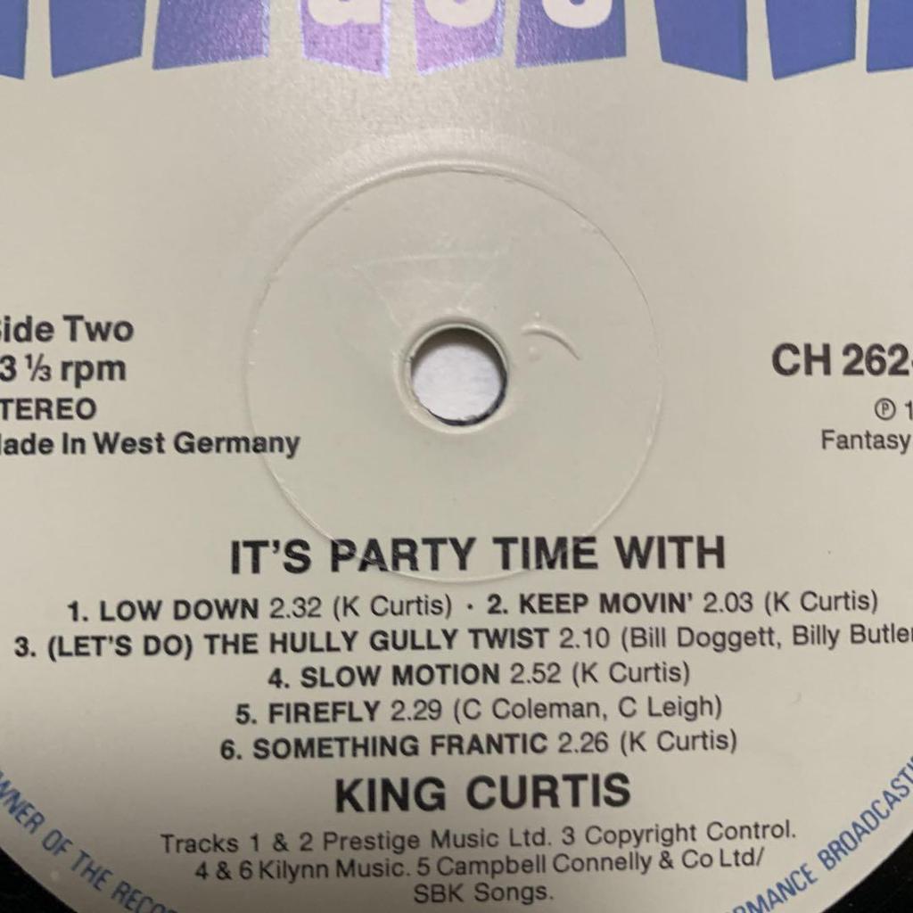 [USED] KING CURTIS LP IT'S PARTY TIME WITH
