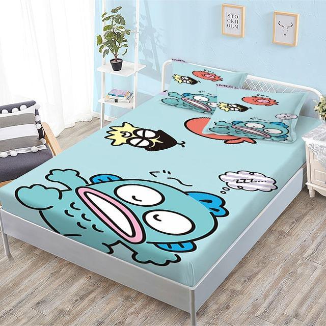 Grinding Mattress All-Inclusive 3D Digital Printing Cartoon Cute Cool Penguin Series Mattress Set