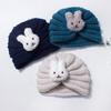 European & American Kids' Knit Wool Winter Hat - Cute Rabbit Cartoon Beanie