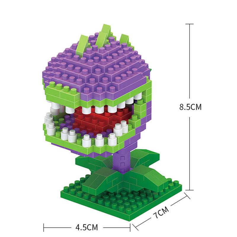 Vs Plants Zombies Parentchild Interactive Boxed Educational Building Toy Block