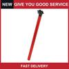 Bike Seat Posts Adjustable with Fixing Clip Red Aluminum Alloy