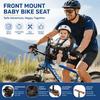 Pedal Kindersitz Armlehne Vordersitz für MTB Universeller Kindersitz für Fahrrad Baby Sitz