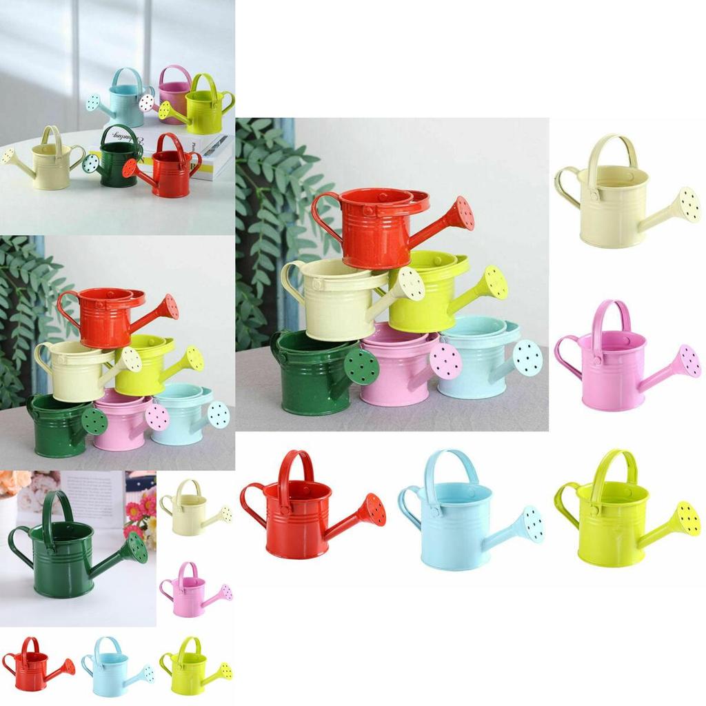 Eleganter, beigefarbener Mini-Wasserkocher mit Blumenmuster, Sprühfunktion, Metalltopf für die Heimdekoration