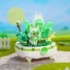 Pokemon Building Blocks Pikachu Togepi Sylveon Sprigatito Flower Plant Potted Bricks Collection Display Kids Toys Holiday Gifts