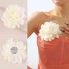 Vintage Fabric Rose Flower Pin-up Brooch Fashion 3D Flower Hair Pin New Romantic Rose Brooch