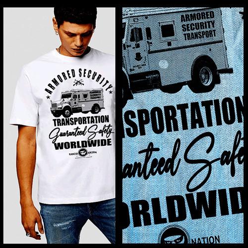 Street Hustle  Money Truck get Money Fast Cash Tee Size S-2XL White Tee Unisex T-Shirt XXXL