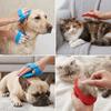 Metal Pin Pet Bath Brush Rounded Pin Tip Dog Deshed Tool Slicker Bath Comb  Skin Massage Care