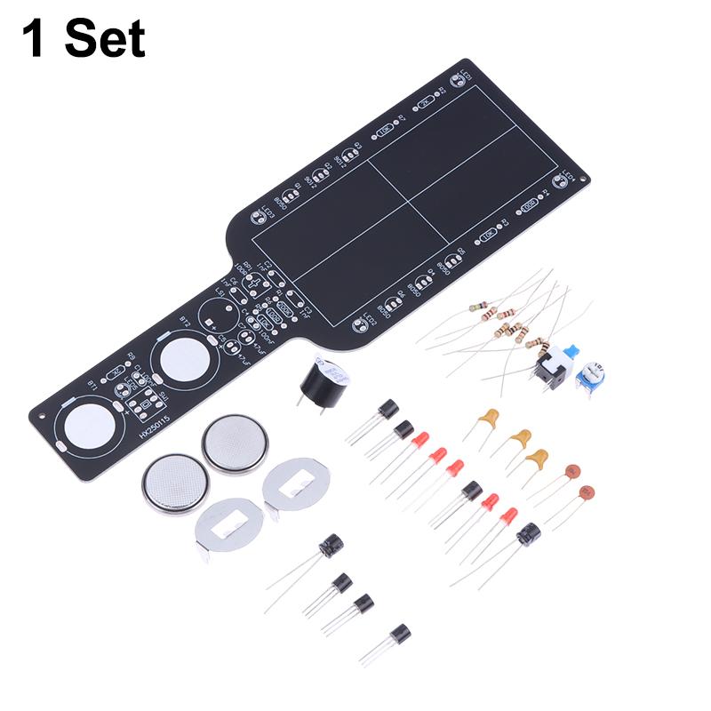 Mini Handheld Simple Metal Detector Led Light Alarm Flashing Welding Practice Diy Electronic Kit Welding Training Kit