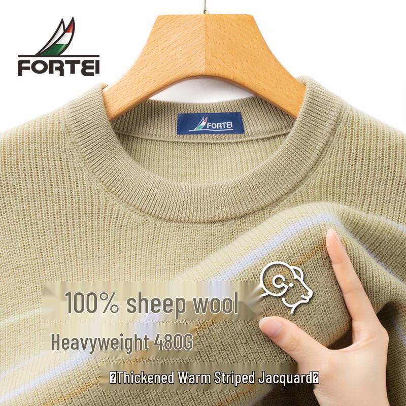 

Men s 100% Merino Wool Jacquard Pullover Sweater 50