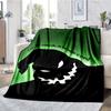 The Nightmare Before Christmas Theme Printed Blanket - Perfect for Couch, Bed, Travel & Outdoor Use | Machine Washable, Cozy & Durable.