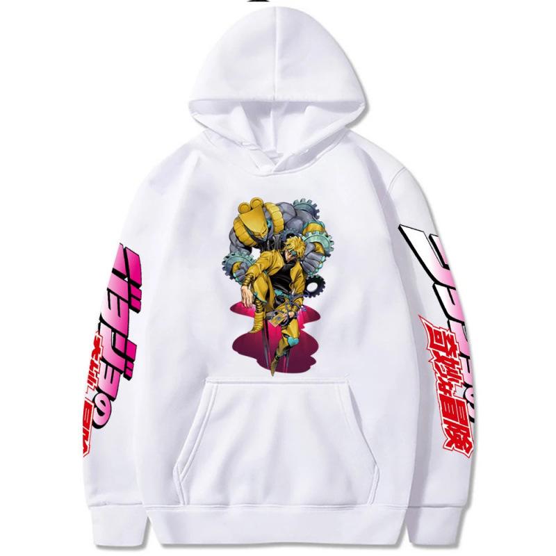 Kujo Jotaro Grafické Mikiny Unisex Podzim Zima Fleecové Streetwearové Topy