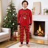 Christmas Print Cute Family Set Pajamas, Home Clothes, Family Set Long Sleeve Top Pants Set
