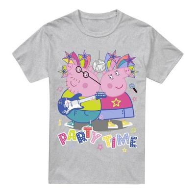 Mens Party Time Mummy Pig Daddy Pig T-Shirt