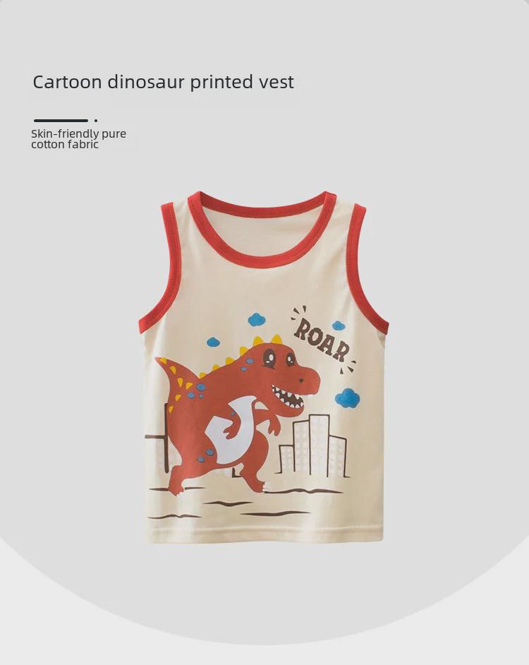 27kids Sommer 2025 Trendige Koreanische Baby Jungen Westen Kollektion