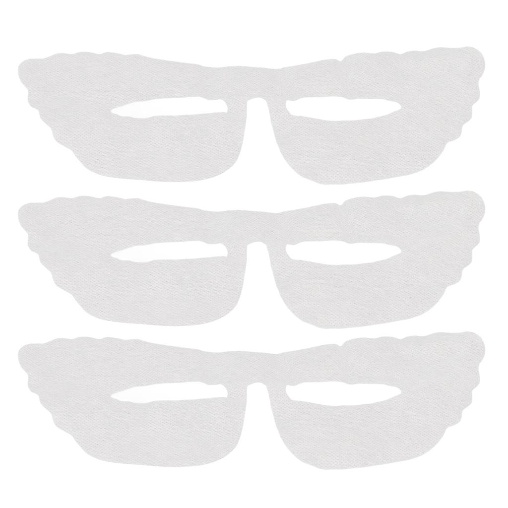 50 ks Jednorázová hedvábná oční maska Papír Jemný Lehký Tenký Prodyšný Hydratační DIY Oční papír pro