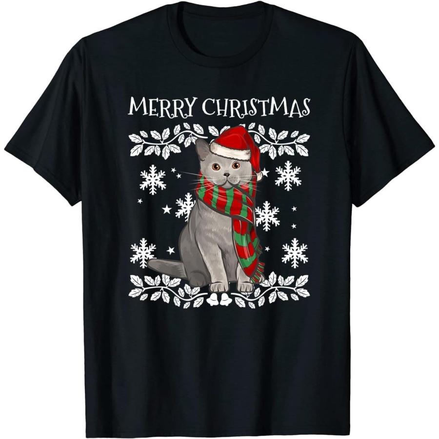 

DHPSHOP Merry Christmas Ornament British Shorthair Cat Xmas Santa T-Shirt, Long Sleeve Shirt, Sweatshirt, Hoodie XXXXXL різнокольоровий
