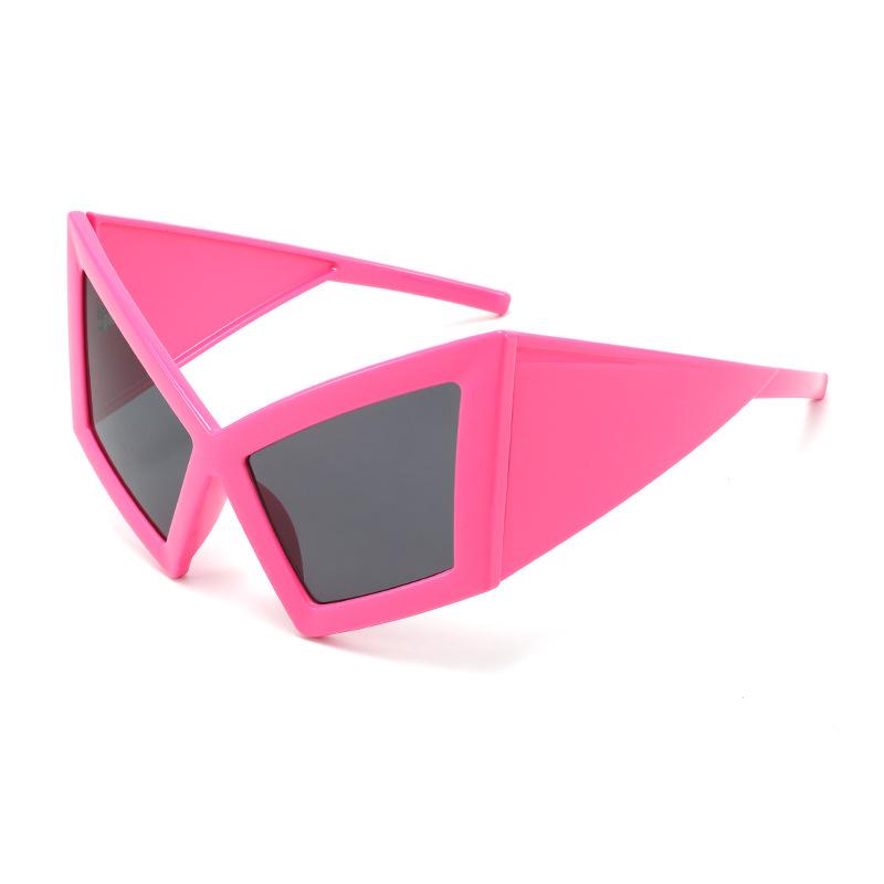 New Fashion Oversized Cat-Eye Glasses for Women and Men High-End Hip-Hop Style Eyewear Versatile Daily Trendy Accessory