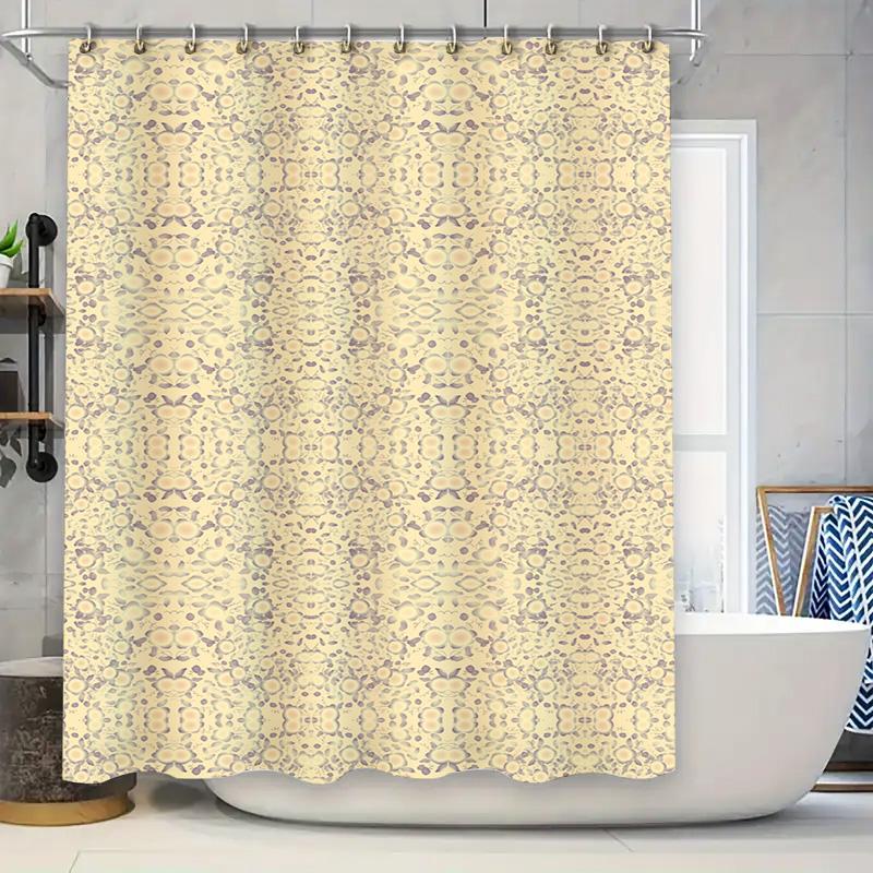 

Cute Pet Shower Curtain Featuring Cloudy Sky Background With Cat Dog Print Decorative Bathroom Liner White 3D Printed Waterproof W60H190(CM)-1 Pcs