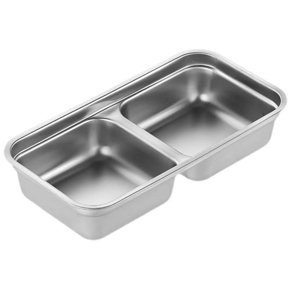4Pcs Stainless Steel Small Snack Containers Leak Proof Food Storage Containers Fruit Snack Box for Indoor Office Outdoor Travel