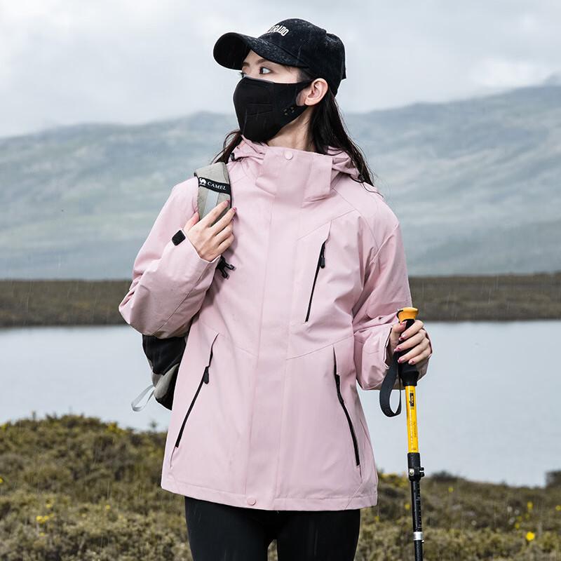 

Women s 3-in-1 Waterproof Detachable Liner Jacket L