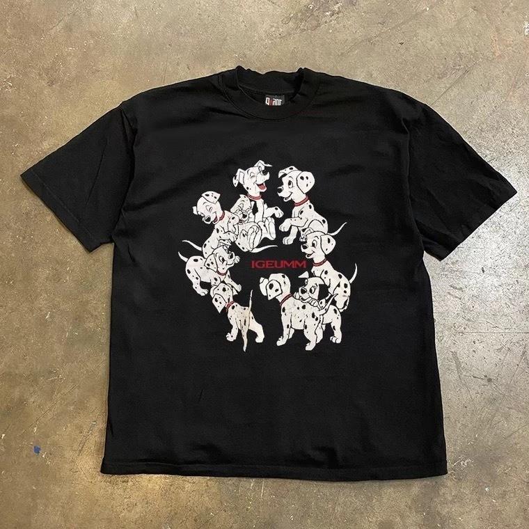 101 Dalmatians Dog Cartoon Movie Retro Graphic Unisex Tee S-5XL Unisex T-Shirt XL