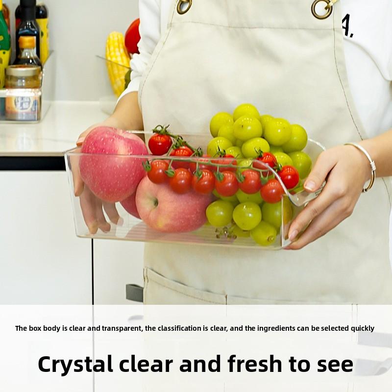 Refrigerator Storage Box, Drawer-type Food Organization Box, Vegetable and Fruit Portioning Box, Large-capacity Storage Box