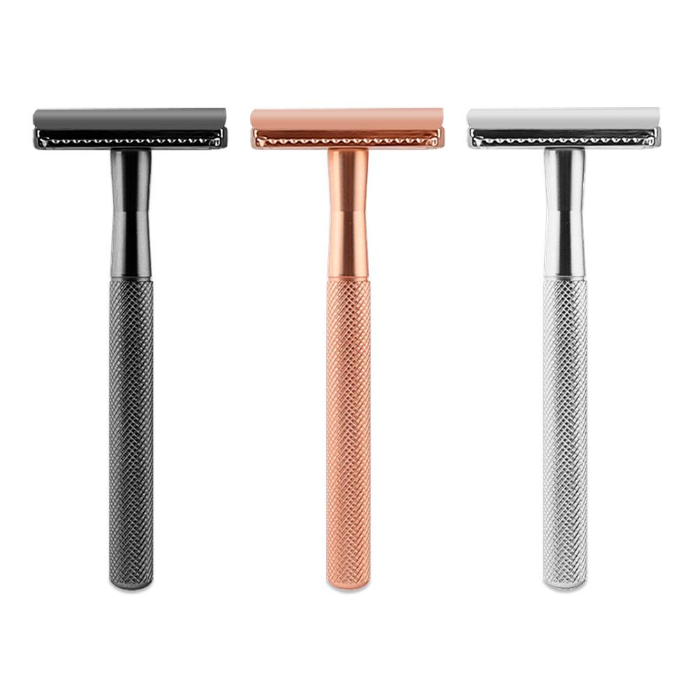 Retro Fully Enclosed Metal Manual Razor - Classic Shaver