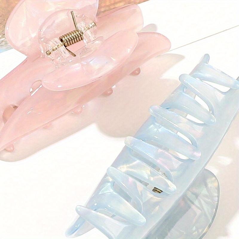 Marble Pattern Hair Claw for Daily Casual Outing Wear Y2k Claw Clips Hair Clips Hair Jaw Clip Hair Clamps Hair Clutch Hair