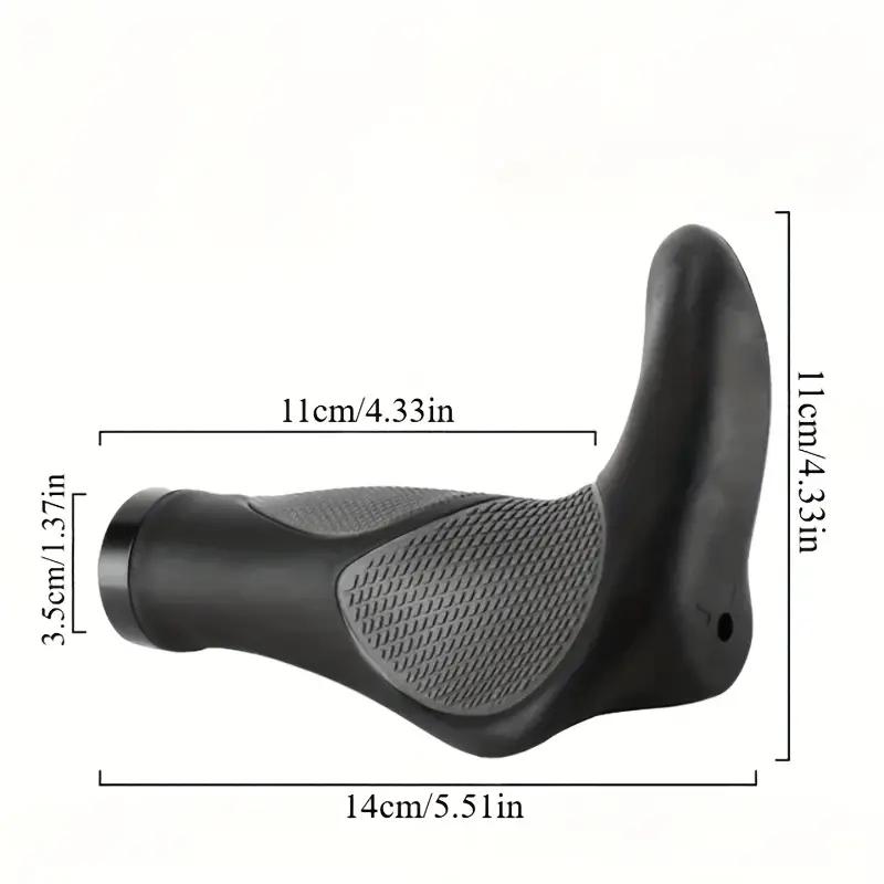 Ergonomic bicycle grip with secondary handle, mountain bike grip, bicycle handlebar cover