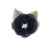 Fugitive Princess Rose Yarn Organza Flower Hair Clip & Earrings DIY Kit