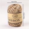 Hemp Rope Binding Rope Yellow Hemp Rope Hand-woven Wall Decoration Hand-sewn Retro Hand-woven Thread Material Rope