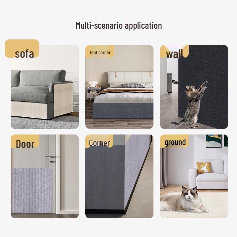 Debris-Free Wear-Resistant Cat Scratcher and Corner Rubbing Pad